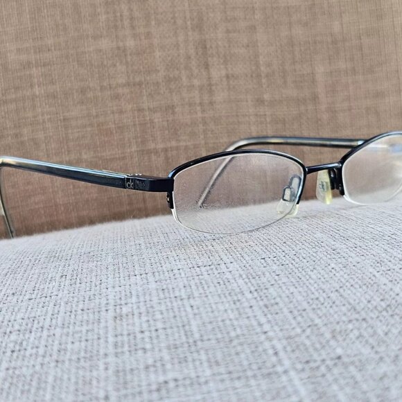 Calvin Klein Women Eyeglasses Frame Half Rim Glasses 5132MBG Black 48[]18 135 - Picture 2 of 13